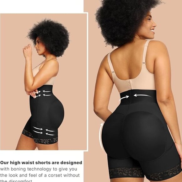 SHAPELLX High Waisted Body Shaper Shorts